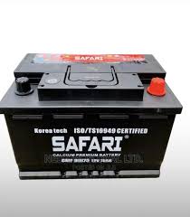 Quality Safari 75ahs Battery  for Cars