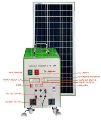 Solar Generator Rechargeable Battery Power System