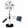 Duravolt 16 Inches Rechargeable Solar Fan With Audio.