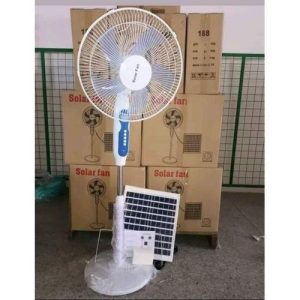 TSW ZS-300 16 Inches Solar Rechargeable Fan