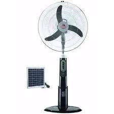 Solar and Light Rechargeable Fan