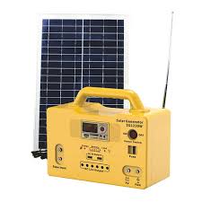 Super Vision 1230W â€“ 30W DC Solar Generator With FM Radio