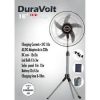 Duravolt 4 in 1 Rechargeable Standing Fan: Advanced Cooling