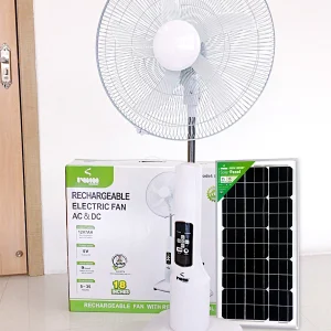 AC and DC Solar Fan