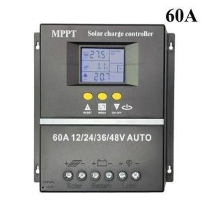 Generic Mppt 60a Solar Pv Regulators 12v 24v 36v 48v Auto Solar Charge Controller Solar Pv Battery Charger With Lcd