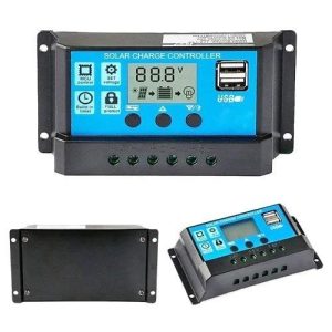 Generic 30A 12V/24V Dual USB Solar Panel Controller Charge Regulator