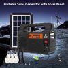 Generic Portable Solar Generator With 3Pcs Bulb With Solar Panel
