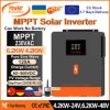 PowMr 4200W 120A MPPT Hybrid Solar Inverter 24vdc To 230vac