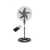 Qasa 18 Inches AC/DC Standing Fan + Remote (Non Rechargeable) QSF-18R